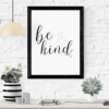 'Be Kind' Digital Wall Art Print