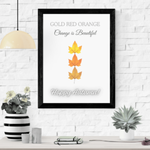 Happy Autumn Digital Artwork Download