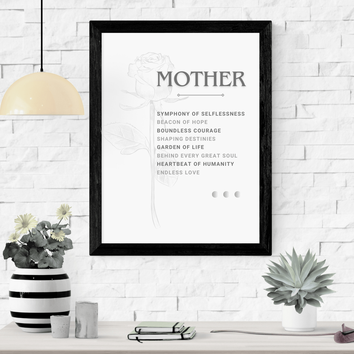 Mother Love Quote Digital Download, Cherish The Maternal Affection