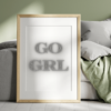 Go Girl Wall Art Printable