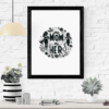 Mom Hero Wall Art