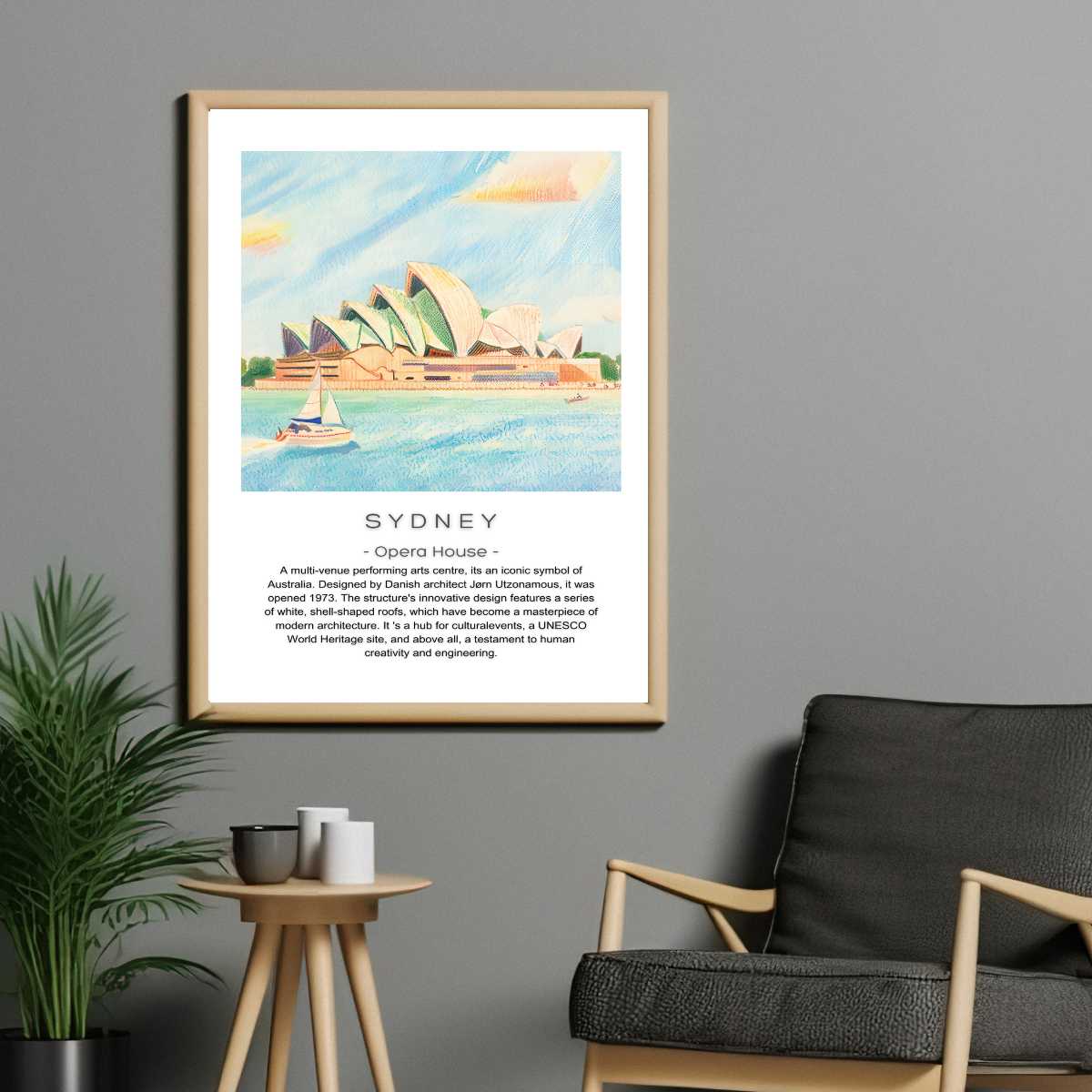 Sydney Opera House Pencil Art Work