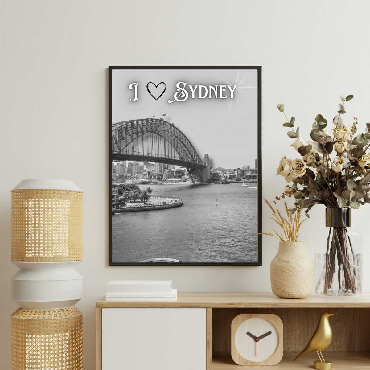 I Love Sydney Harbor Bridge Poster