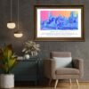 Vibrant Melbourne Cityscape: Premium Wall Art for Urban Decor