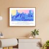 Vibrant Melbourne Cityscape: Premium Wall Art for Urban Decor