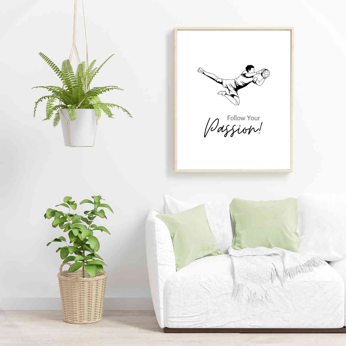 Inspirational Follow Your Passion Artwork - Motivational Wall Decor