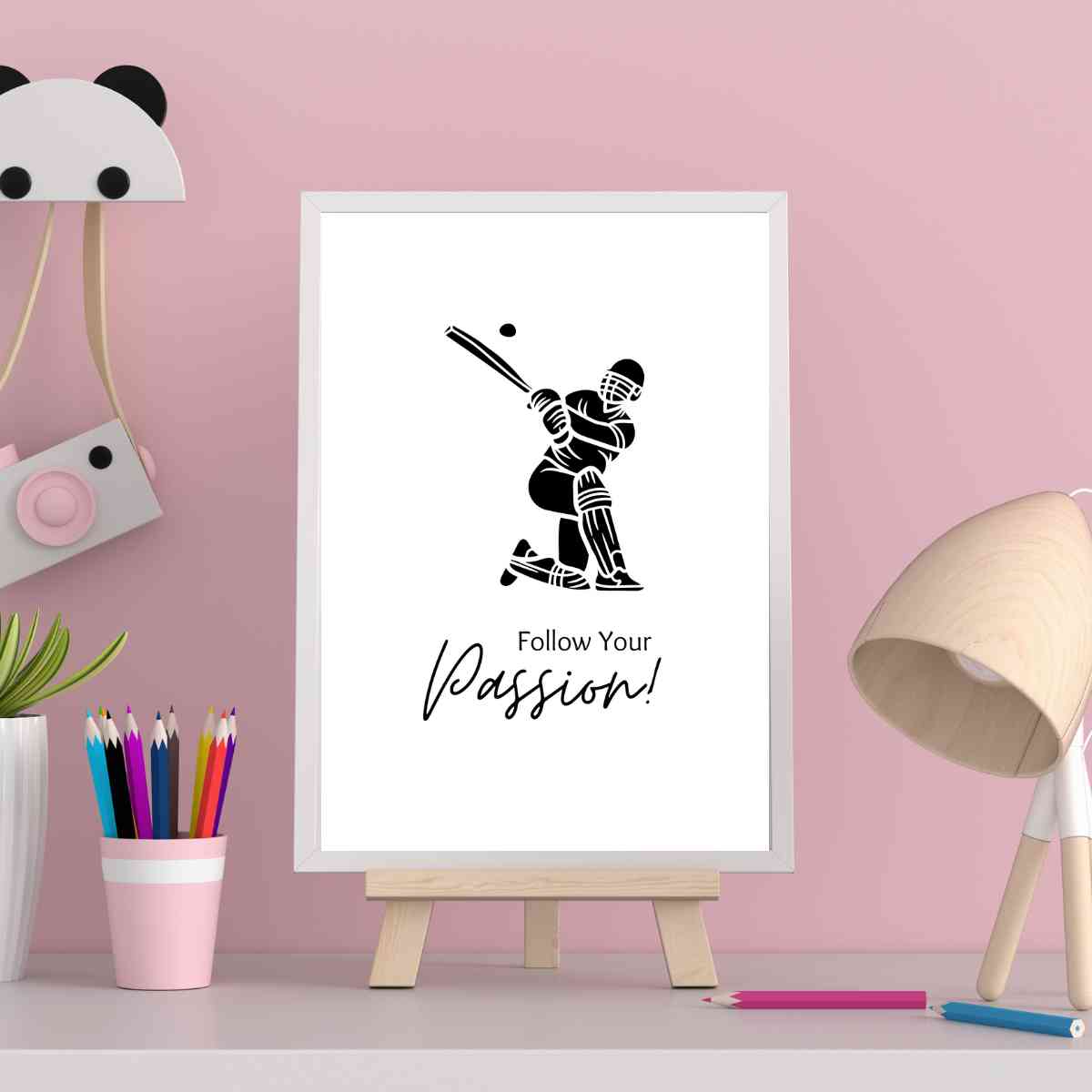 Inspirational Wall Art Print Australia - Cricket Passion Artwork