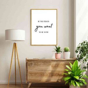 Inspirational Quote Wall Art for Living Room - Modern Home Decor